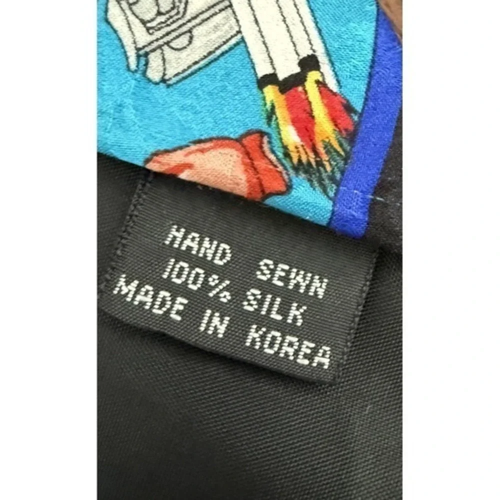 Nicole Miller 1993 Vintage‎ Basketball Silk Tie Mens Multi Color Sports Print
